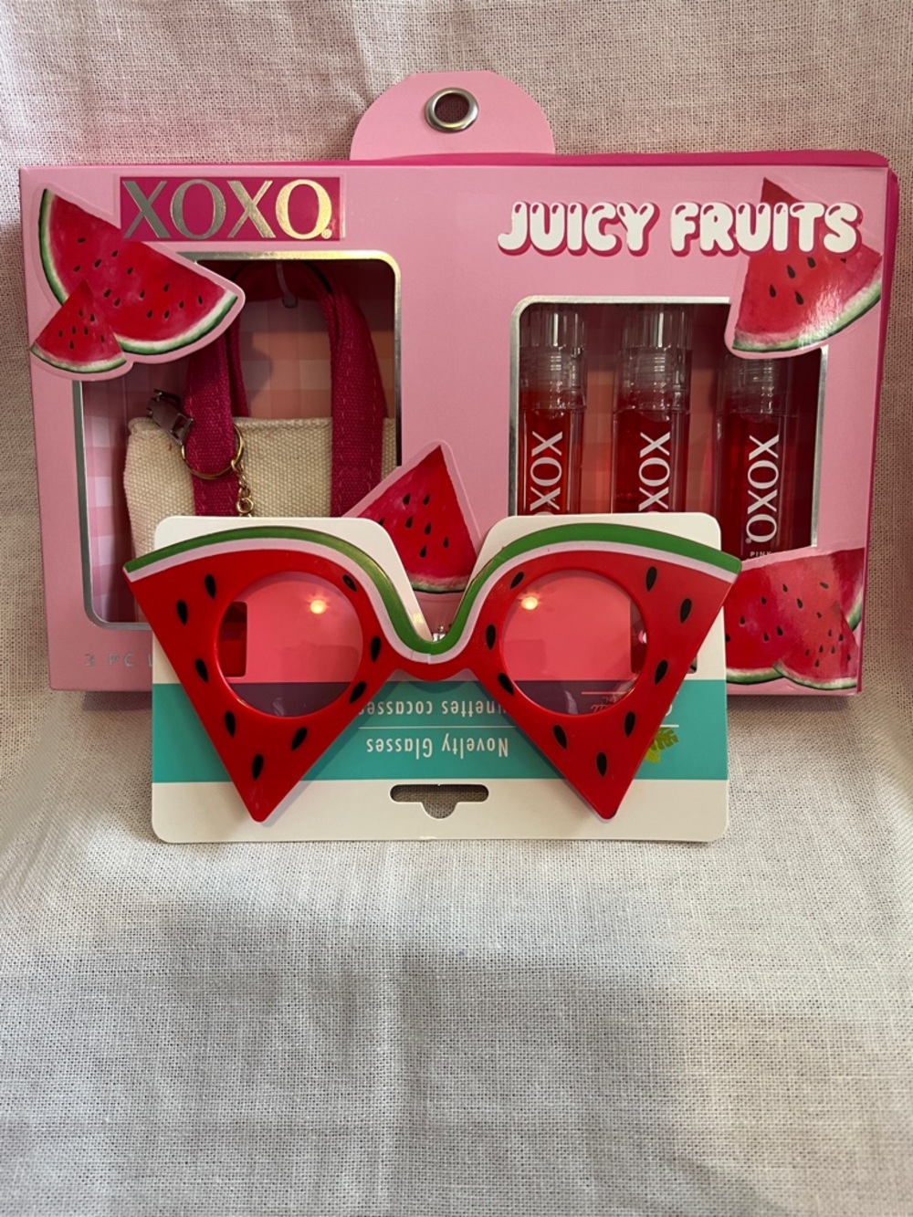 XOXO Pink and Red Watermelon Gift Bundle
